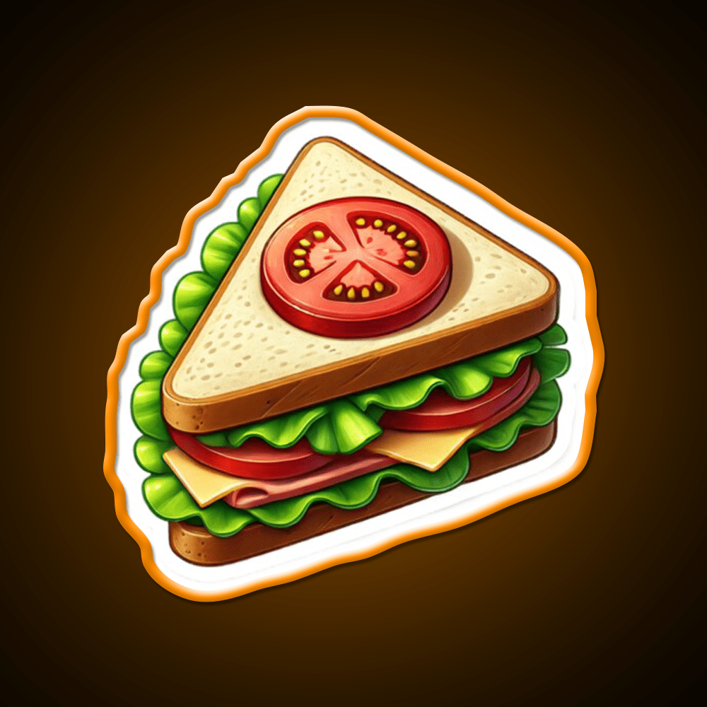 Sandwich Snack Food Led Neon Sign Rgb Color - Shineneon