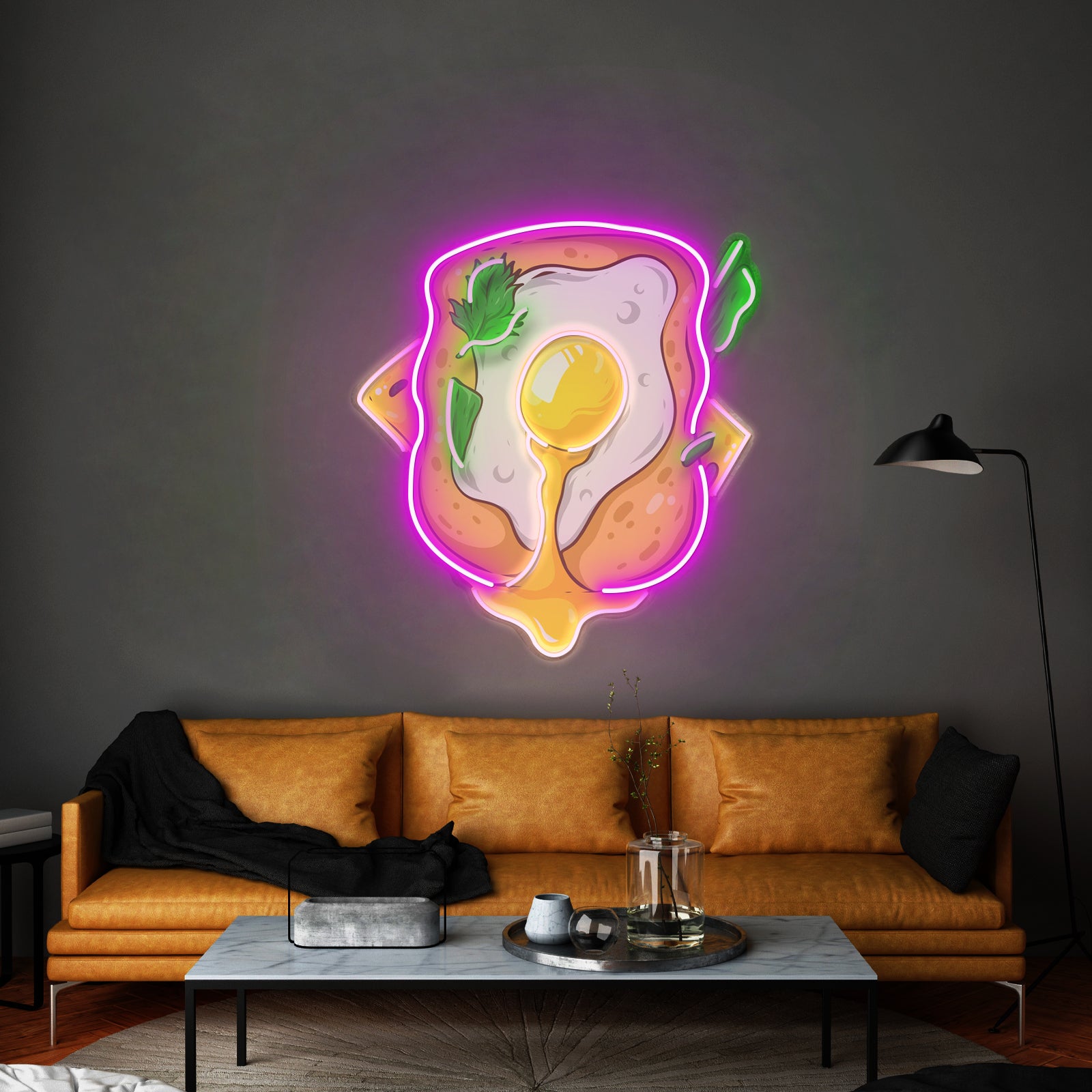 Santa Sack Christmas Neon Artwork For Sale