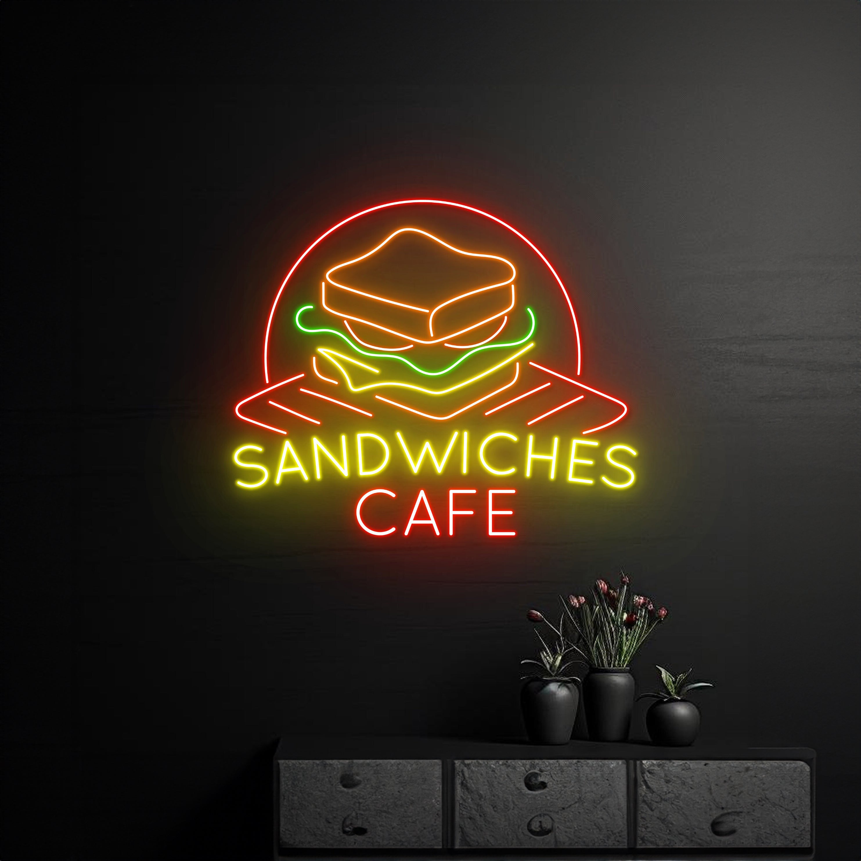 Sandwiches Cafe Neon Sign | Shineneon