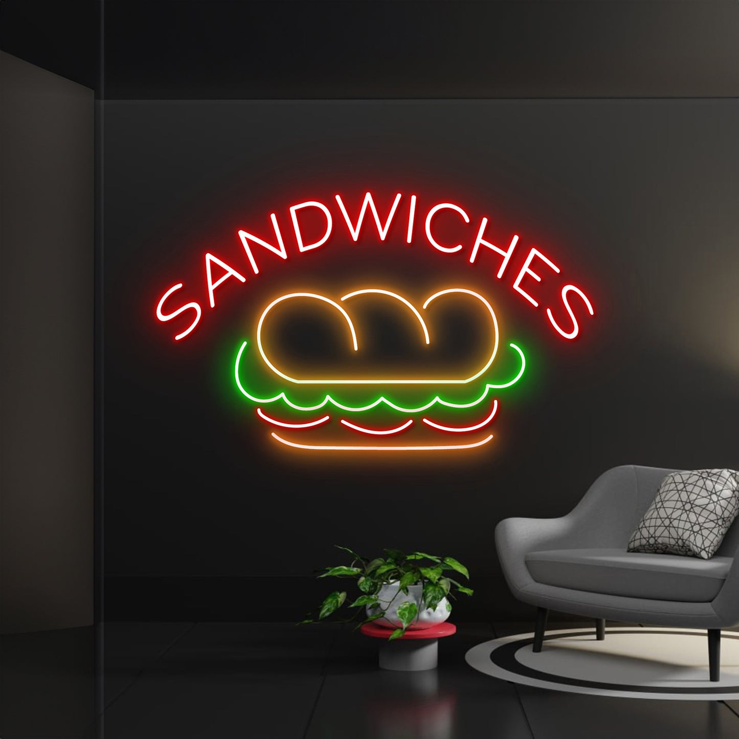 Sandwiches Led Sign