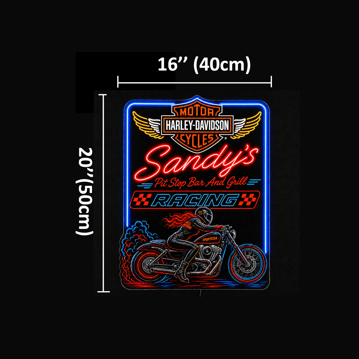 Sandy's Racing Custom LED Neon Sign - Shineneon