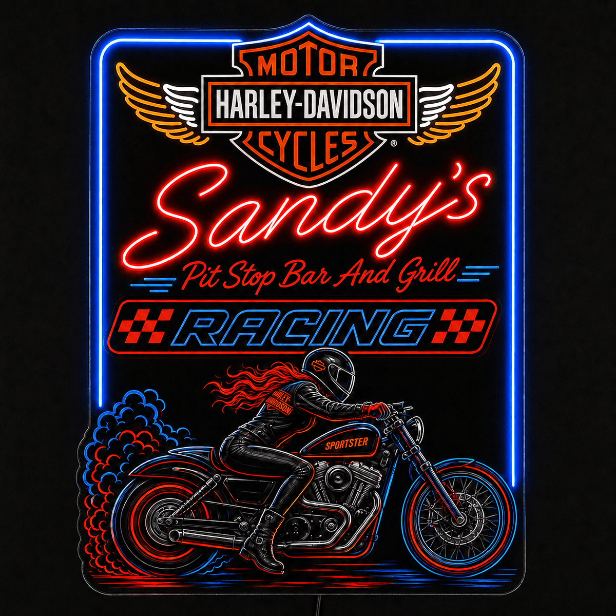 Sandy's Racing Custom LED Neon Sign - Shineneon