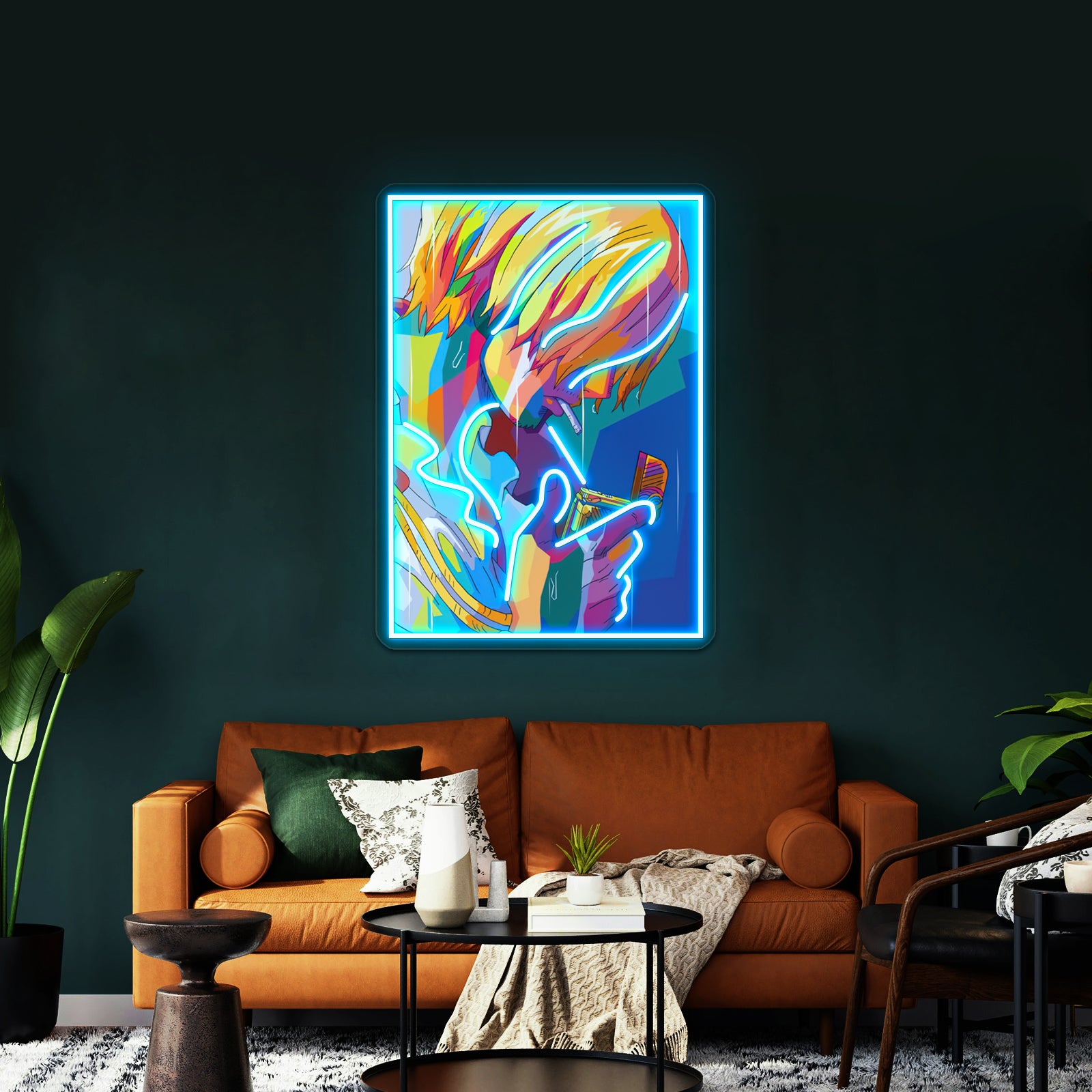 Sanji Wpap Pop Artwork Custom Led Signs | Shineneon