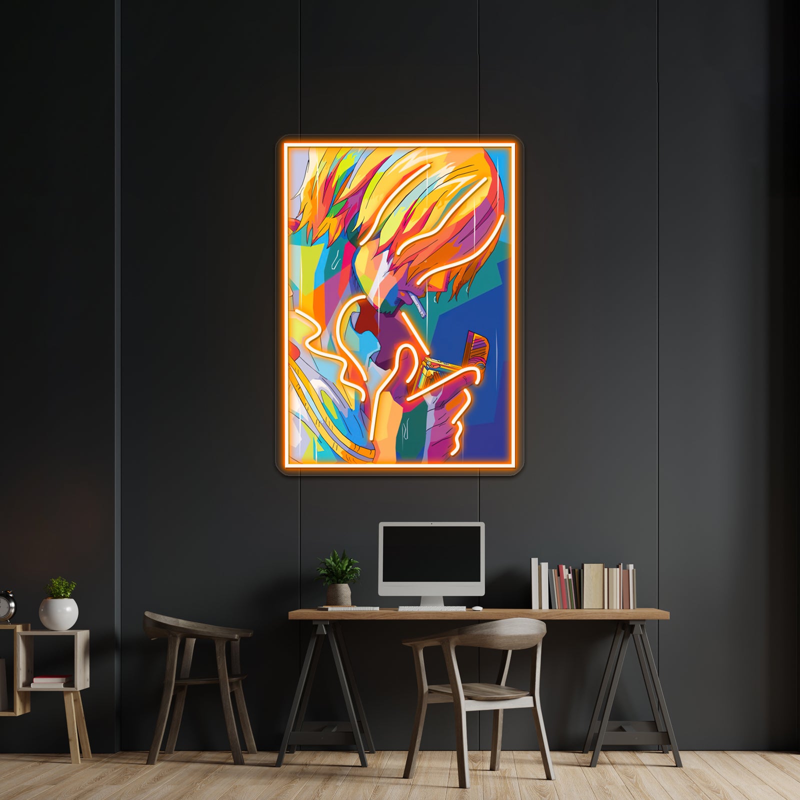 Sanji Wpap Pop Artwork Custom Led Signs | Shineneon