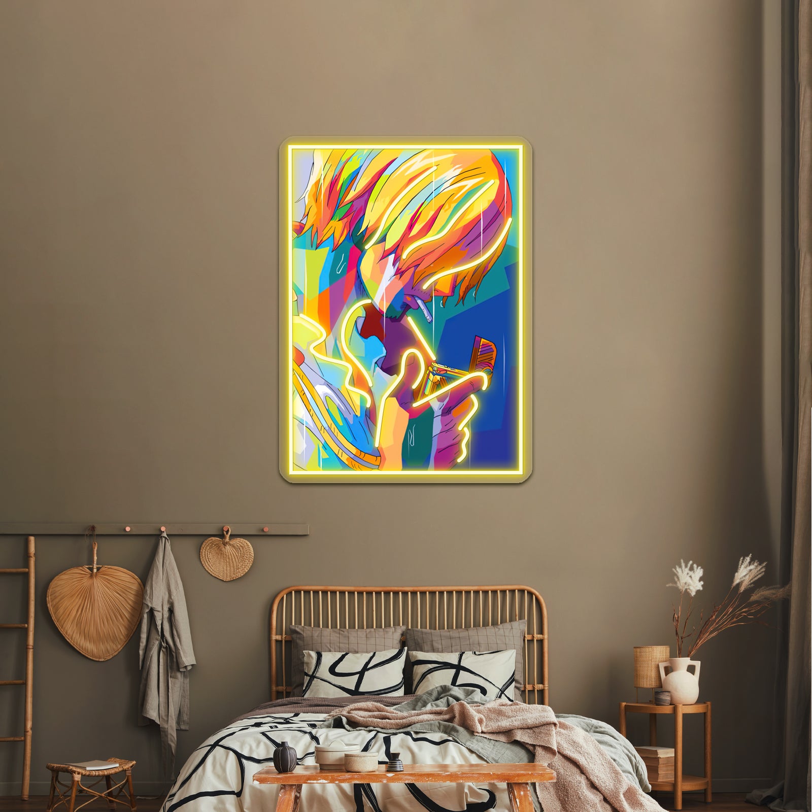 Sanji Wpap Pop Artwork Custom Led Signs | Shineneon