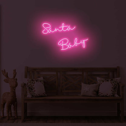 Santa Baby Led Neon Sign | Shineneon