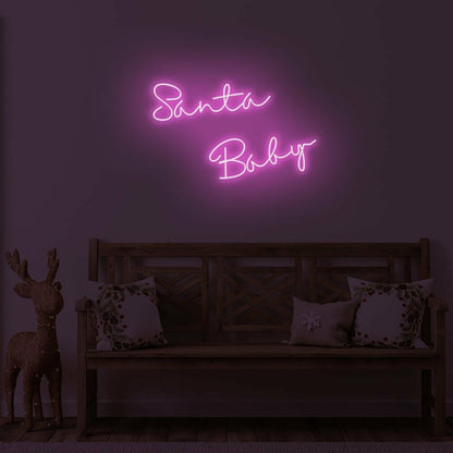 Santa Baby Led Neon Sign | Shineneon