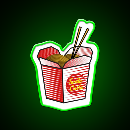 Santa Carla Noods Led Neon Sign Chinese Food Rgb Color