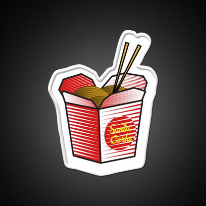 Santa Carla Noods Led Neon Sign Chinese Food Rgb Color