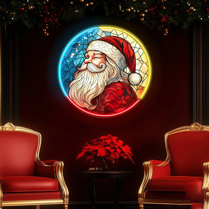Santa Claus Acrylic Neon Christmas Sign | Shineneon