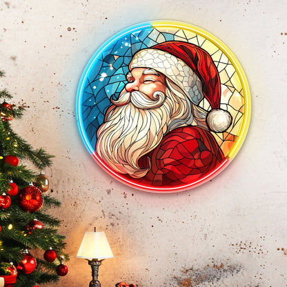 Santa Claus Acrylic Neon Christmas Sign | Shineneon