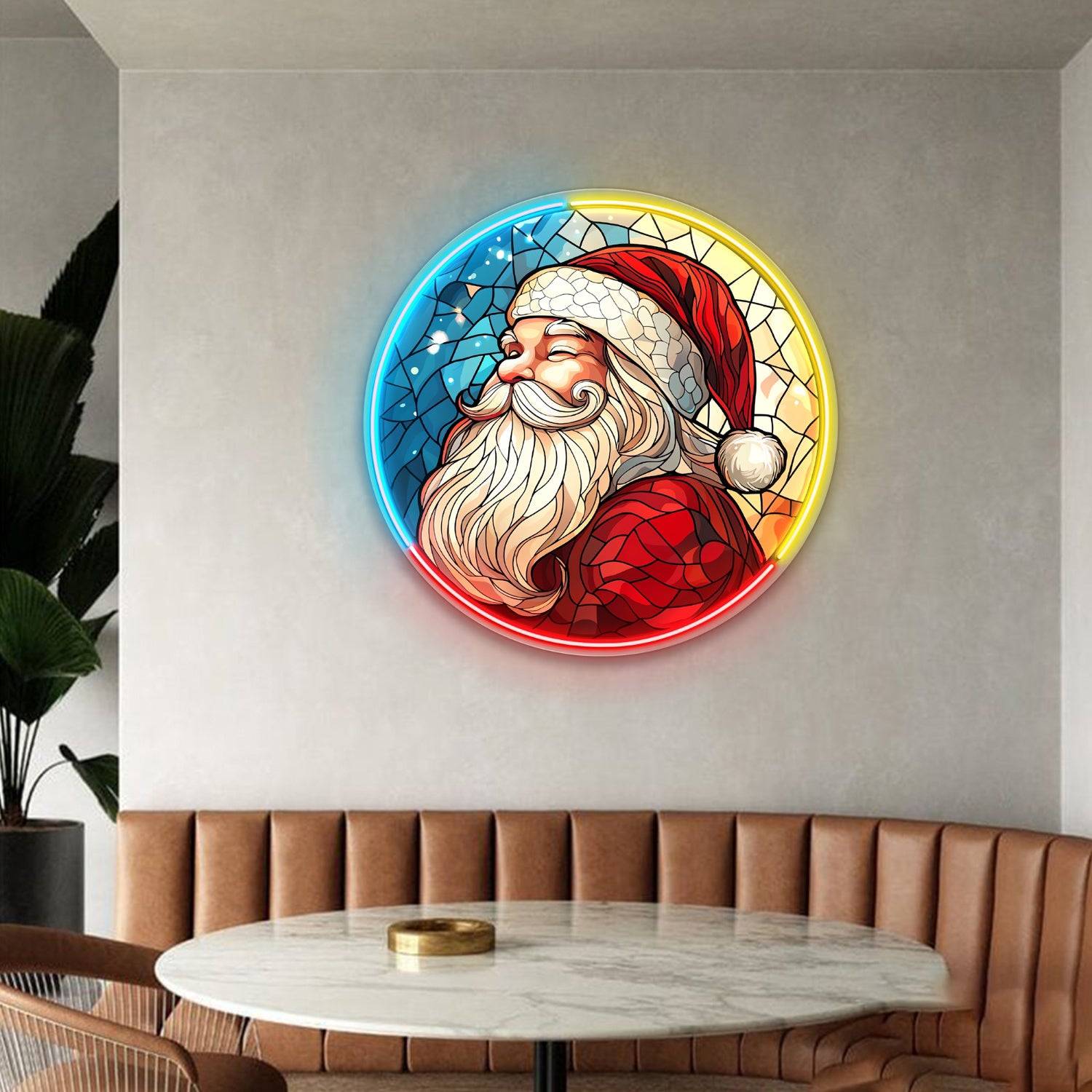 Santa Claus Acrylic Neon Christmas Sign | Shineneon