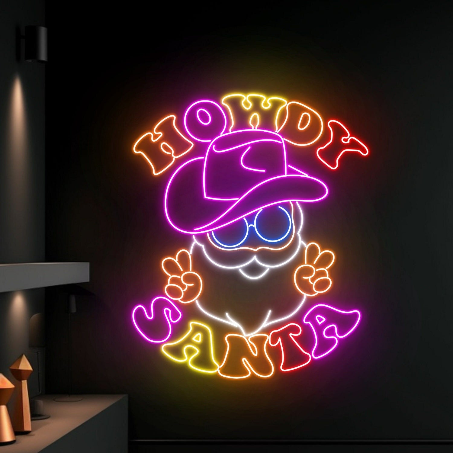 Santa Claus Christmas Led Sign Merry Christmas Neon Light | Shineneon