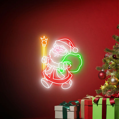 Santa Claus Led Neon Sign Father Christmas Led Neon Sign For Home | Shineneon