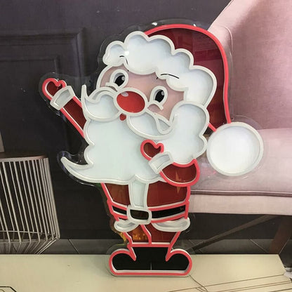 Santa Claus Neon Sign Perfect For Christmas Decorations | Shineneon