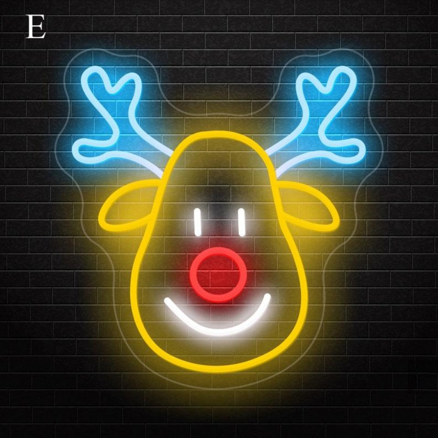 Santa Claus Red-White-Orange Face Led Neon Sign Christmas Home Bar Wall Decor | Shineneon