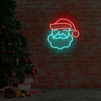 Santa Face Led Neon Sign | Shineneon