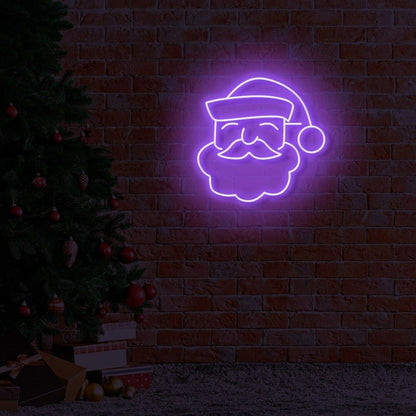 Santa Face Led Neon Sign | Shineneon