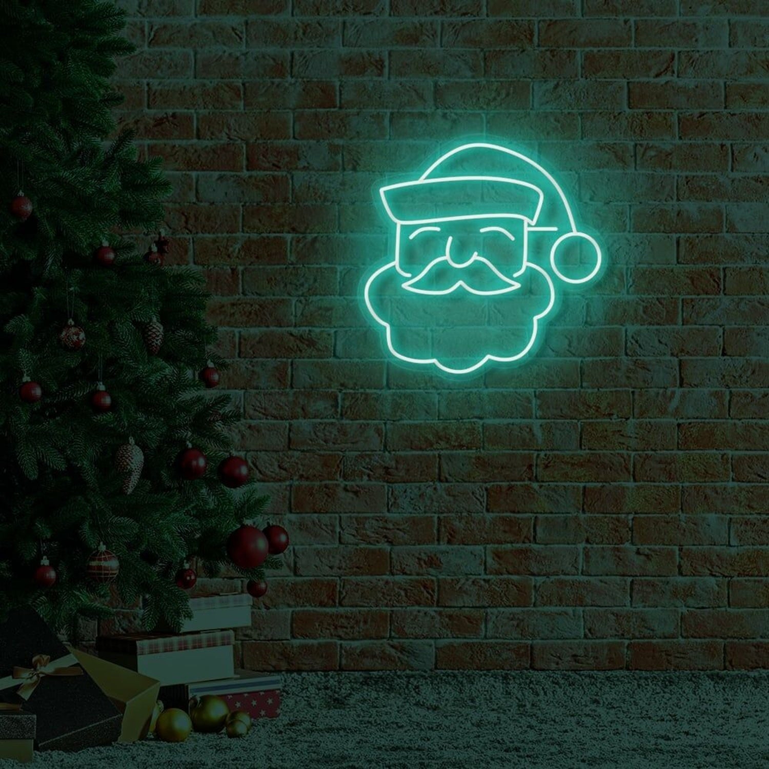 Santa Face Led Neon Sign | Shineneon