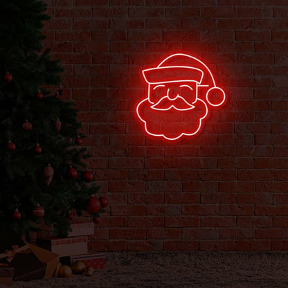 Santa Face Led Neon Sign | Shineneon