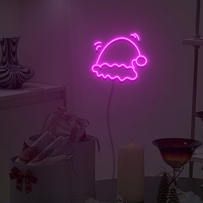 Santa Hat Neon Sign Fashion Led Neon Sign For Home Party | Shineneon