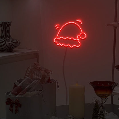 Santa Hat Neon Sign Fashion Led Neon Sign For Home Party | Shineneon