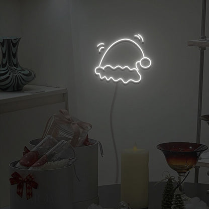 Santa Hat Neon Sign Fashion Led Neon Sign For Home Party | Shineneon