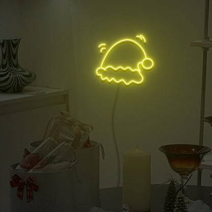 Santa Hat Neon Sign Fashion Led Neon Sign For Home Party | Shineneon