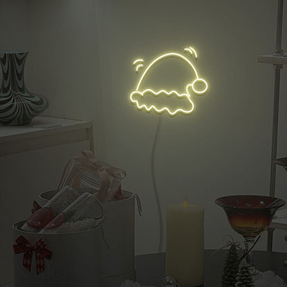 Santa Hat Neon Sign Fashion Led Neon Sign For Home Party | Shineneon