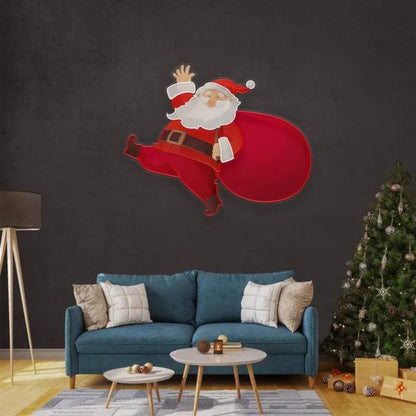 Santa Is Coming Led Neon Sign Christmas Indoor Decor | Shineneon