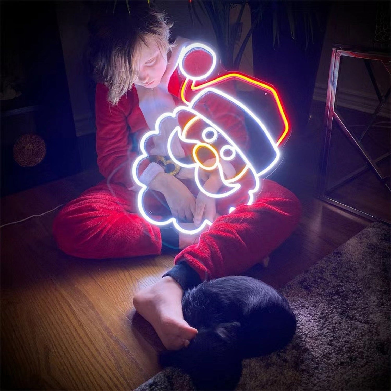 Santa Neon Sign Merry Christmas Neon Sign | Shineneon