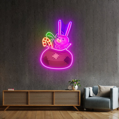 Santa Sack Christmas Neon Artwork For Sale - Shineneon