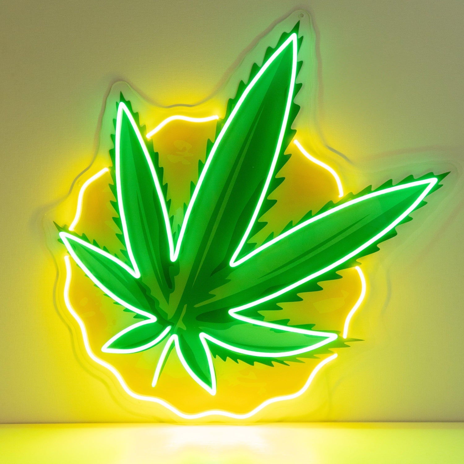 Santa Thumbs Up Multicolor Uv Printed Led Neon Sign For Christmas Indoor Decor | Shineneon
