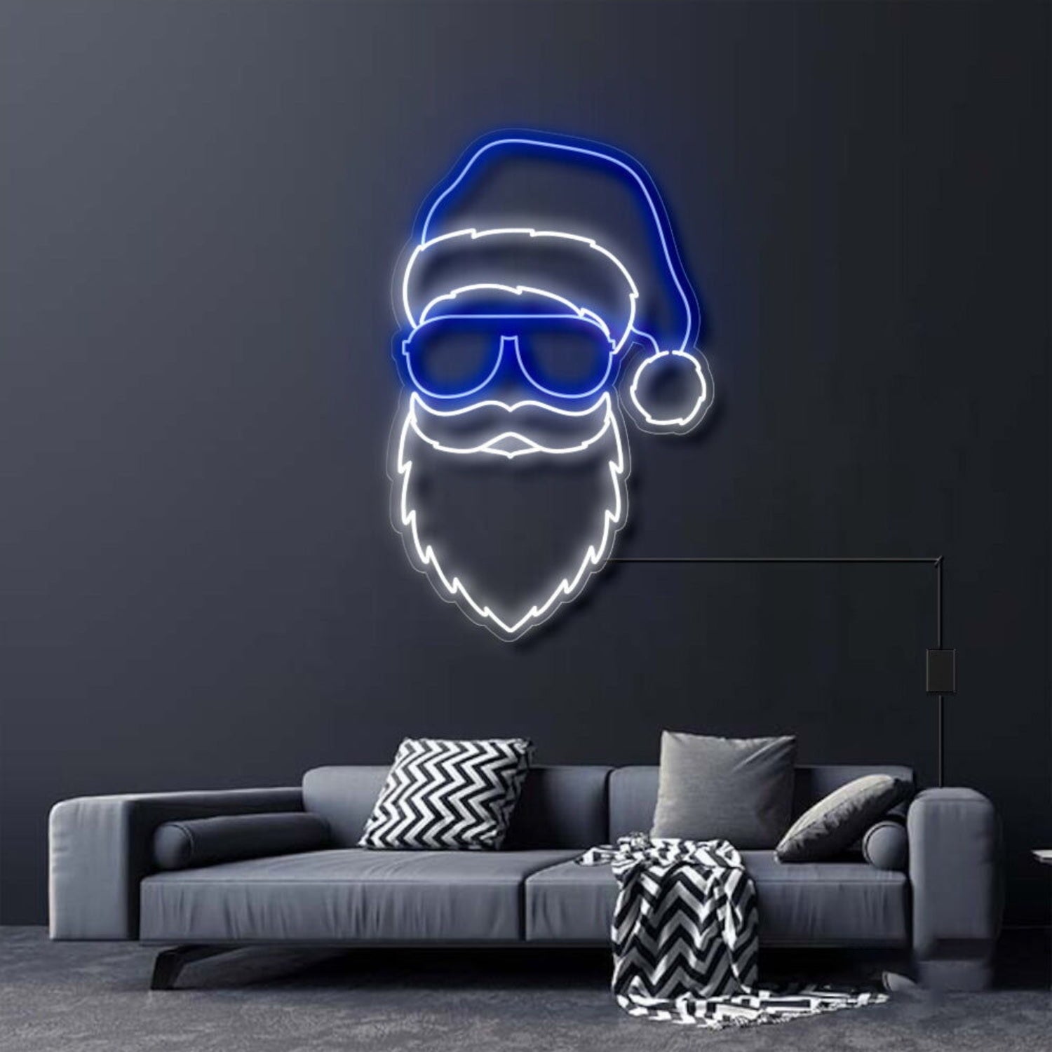 Santa With Sunglasses Neon Sign | Shineneon