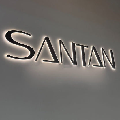 Santan 3D Backlit Channel Letters Led Light Sign - Shineneon