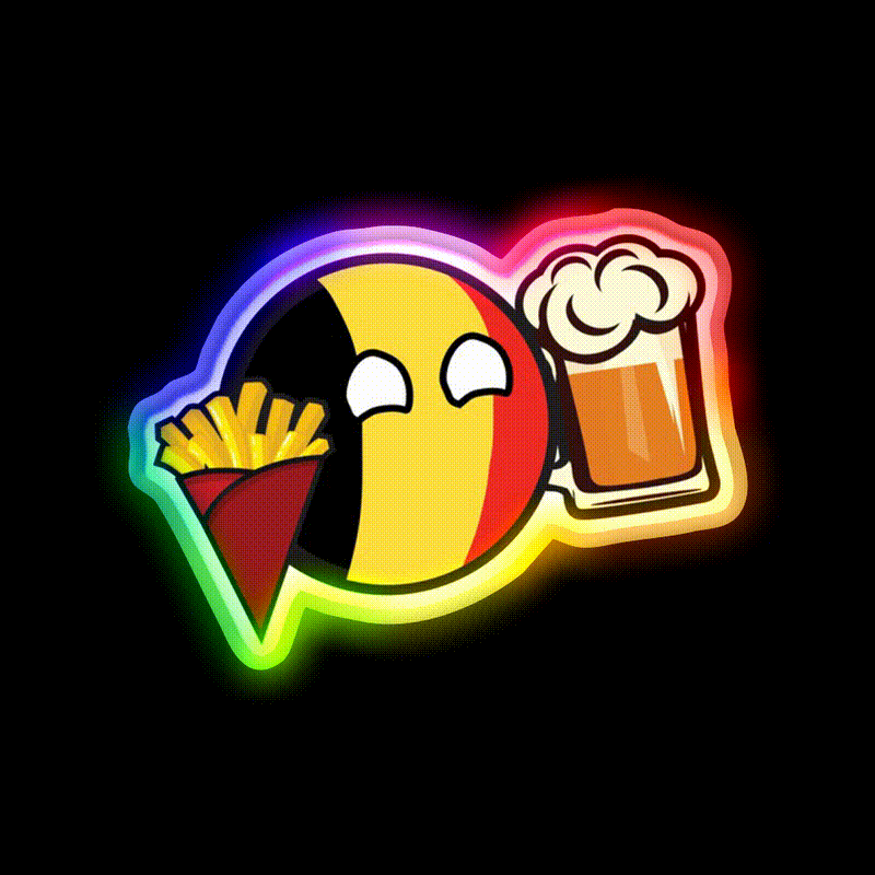 Sante Beer Bar Decor Led Neon Sign Rgb Color - LED neon sign close-up detail