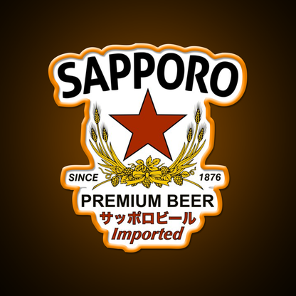 Sapporo Beer Bar Decor Led Neon Sign Business Neon Sign Rgb Color - LED neon sign view 6