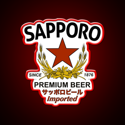 Sapporo Beer Bar Decor Led Neon Sign Business Neon Sign Rgb Color - LED neon sign view 10