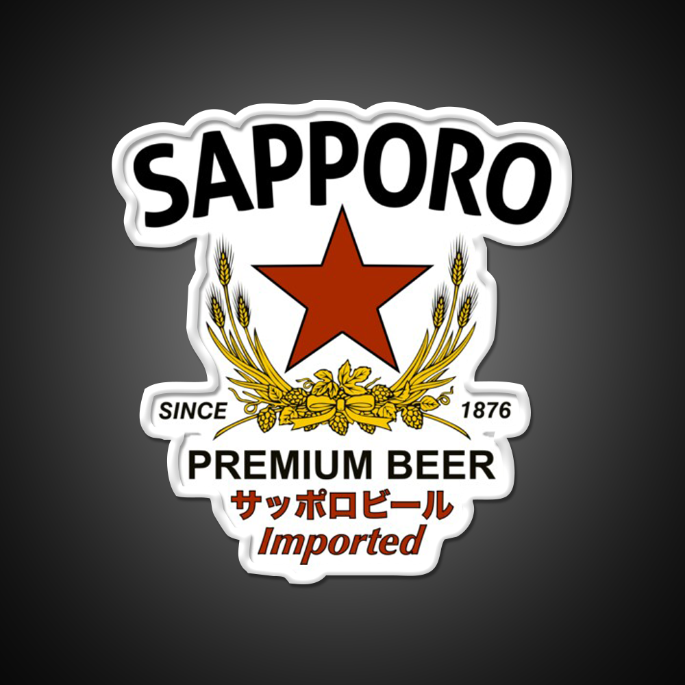 Sapporo Beer Bar Decor Led Neon Sign Business Neon Sign Rgb Color - LED neon sign view 11