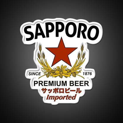 Sapporo Beer Bar Decor Led Neon Sign Business Neon Sign Rgb Color - LED neon sign view 11