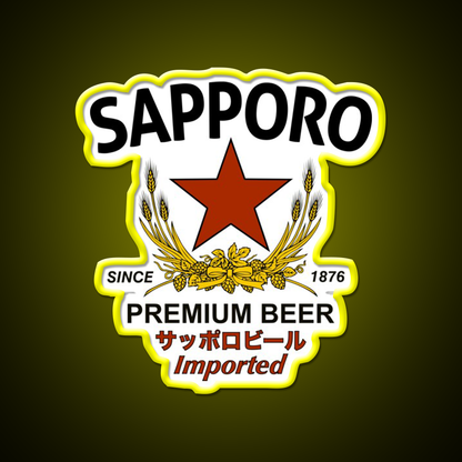 Sapporo Beer Bar Decor Led Neon Sign Business Neon Sign Rgb Color - LED neon sign view 7
