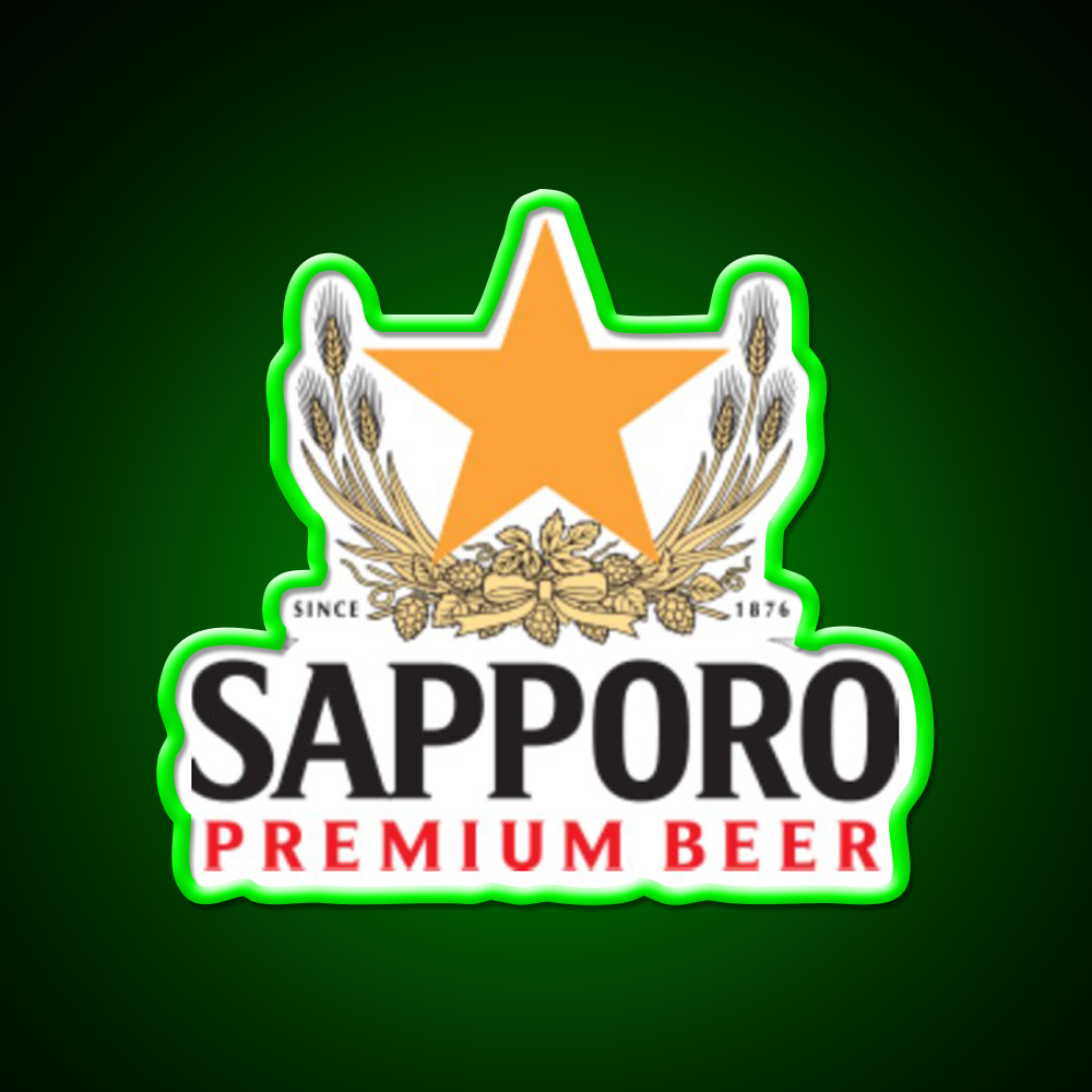 Sapporo Beer Bar Decor Led Neon Sign Rgb Color - LED neon sign view 8