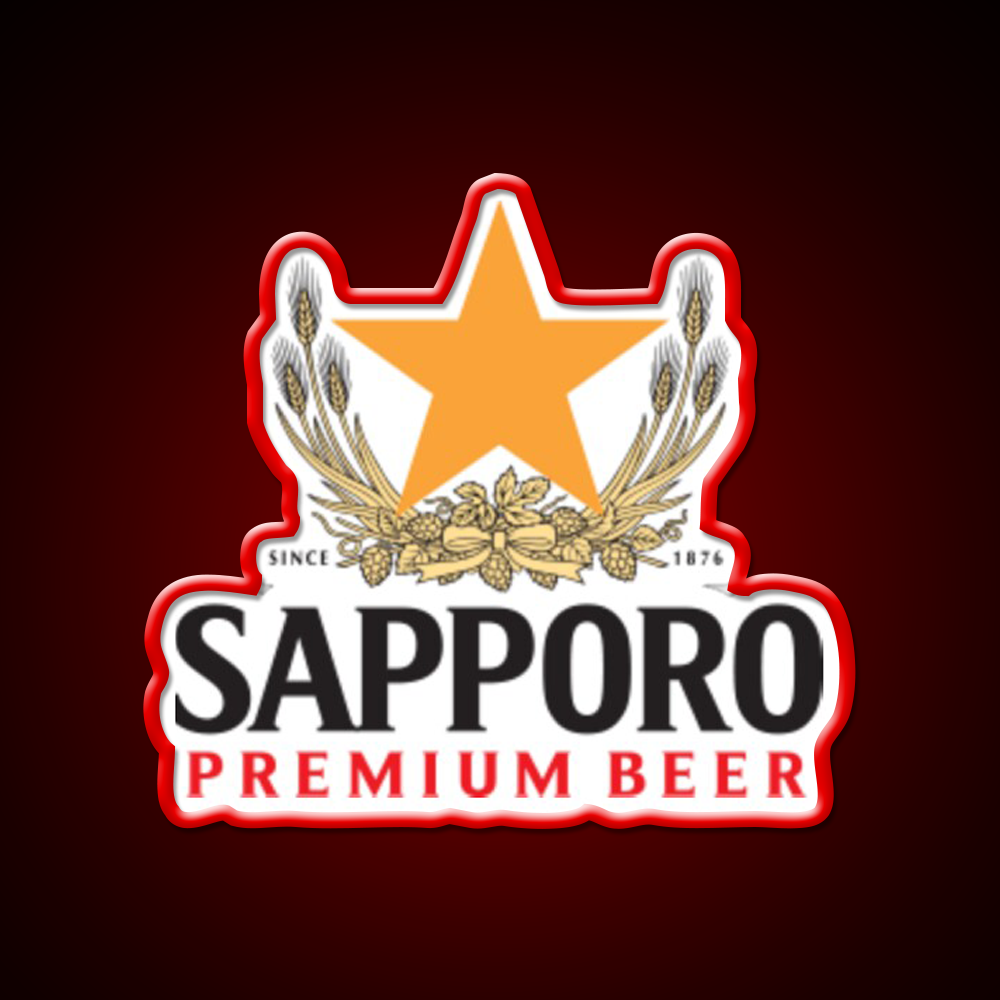 Sapporo Beer Bar Decor Led Neon Sign Rgb Color - LED neon sign view 10