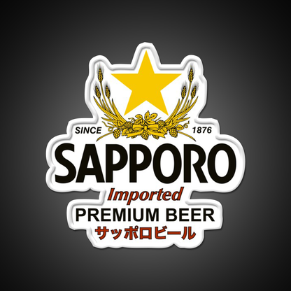Sapporo Beer Bar Decor Led Neon Sign Wall Art Rgb Color - LED neon sign view 11