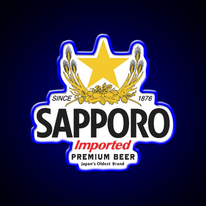 Sapporo Beer Bar Decor Led Neon Sign Wall Decor Rgb Color - LED neon sign view 5