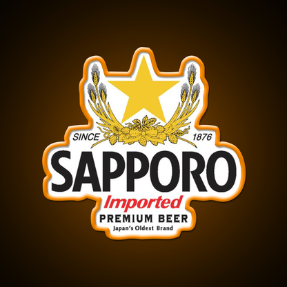 Sapporo Beer Bar Decor Led Neon Sign Wall Decor Rgb Color - LED neon sign view 6