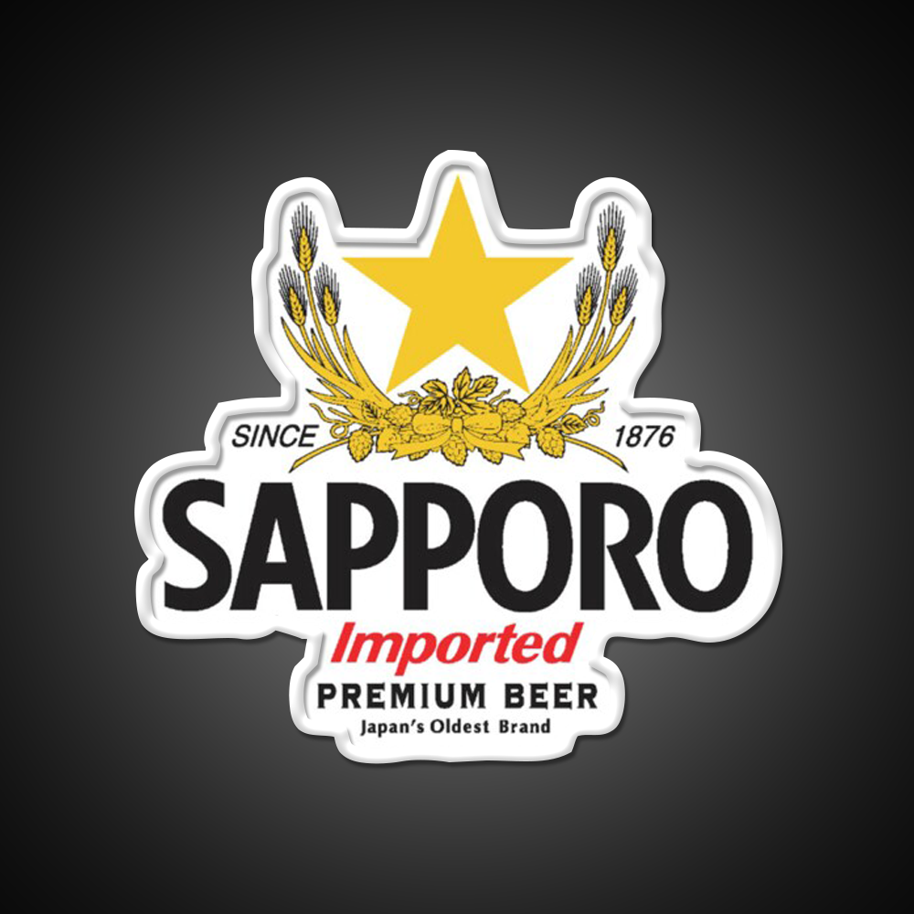 Sapporo Beer Bar Decor Led Neon Sign Wall Decor Rgb Color - LED neon sign view 11