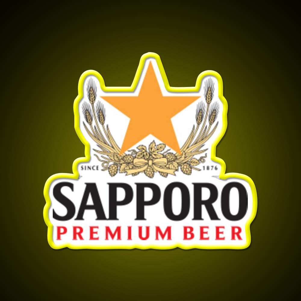 Sapporo Beer Bar Decor Led Neon Sign Rgb Color - LED neon sign view 7
