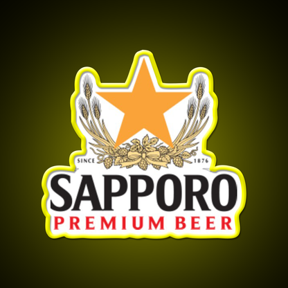 Sapporo Beer Bar Decor Led Neon Sign Rgb Color - LED neon sign view 7