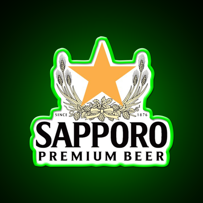 Sapporo Logo Beer Bar Decor Led Neon Sign Rgb Color - LED neon sign view 8